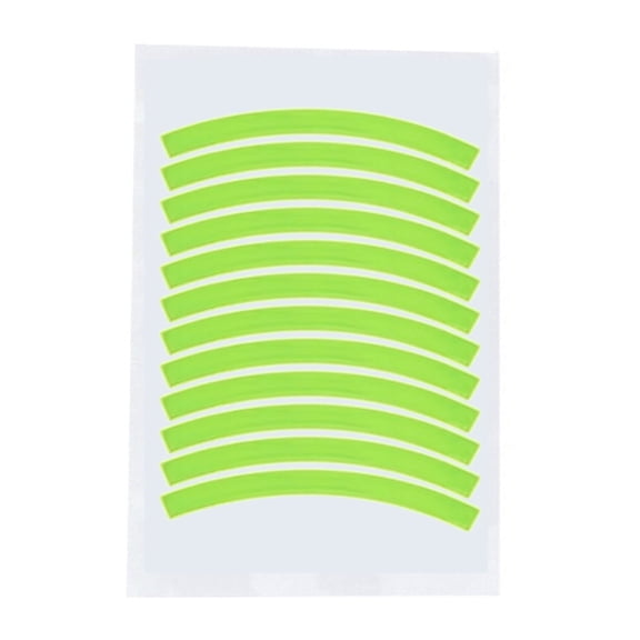 12Pcs Reflective Tire Sticker Kid Balance Bike Safety Sticker Wheel Decoration Children Balance Bicycle Warning Stickers