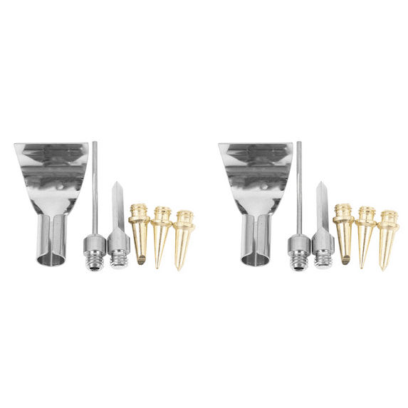 12Pcs Replacement Copper Tips Nozzle Kit for -1115K / Mt-100 Aerated Flame Gas Soldering Iron