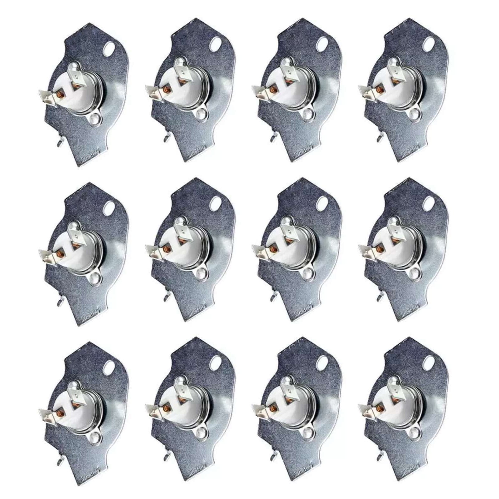 12Pcs Replacement Thermal Fuses for Home Appliances for Repairing or Upgrading Dryers