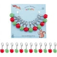thumbnail image 1 of 12Pcs Resin Pendant Decorations Lobster Clasp Charms Clip-on Charms for Keychain Purse Backpack Ornament Stitch Marker Mixed Color 31mm, 1 of 8