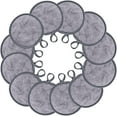 thumbnail image 1 of 12Pcs Reusable Makeup Remover Pads for Face, Eye, Lips Microfiber Facial Cleansing Rounds Washable Face Cloths , 5inch, 1 of 8