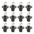 thumbnail image 1 of 12Pcs Roller Shades Pull Ring End Cap, Roller Up Blinds Replacement, Coffee, 1 of 6