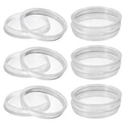12Pcs Round Furniture Caster Cups, 1-7/8" Plastic Furniture Pads