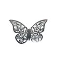 12Pcs/Set 3D Indigo Hollow Butterfly Wall Sticker Decoration Living Room Window Home Decor