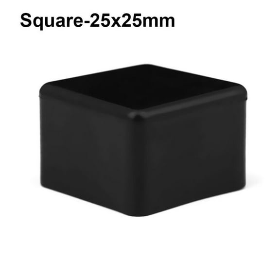 12Pcs/Set Chair Leg Cap Rubber Feet Protector for Pads Furniture Table Covers Socks 25X25mm