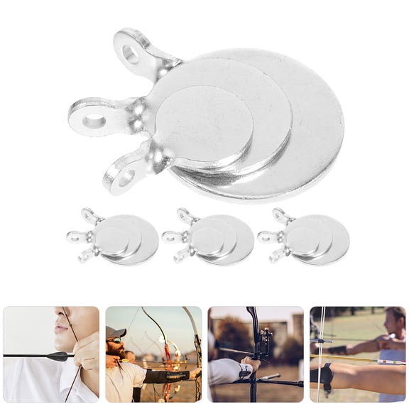 LEORX Training Targets Manganese Steel 12Pcs 3.50X2.00X0.90in