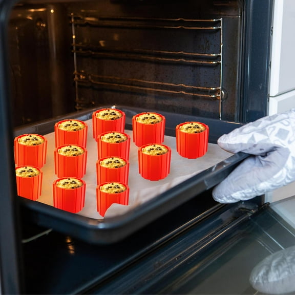 12Pcs Silicone Cake Mold DIY Bake Snakes Mold Magic Cake Pan Snake Baking Mold Reusable DIY Baking Mold Magic Bake Tools Multipurpose Bake Snakes for Cakes Bread