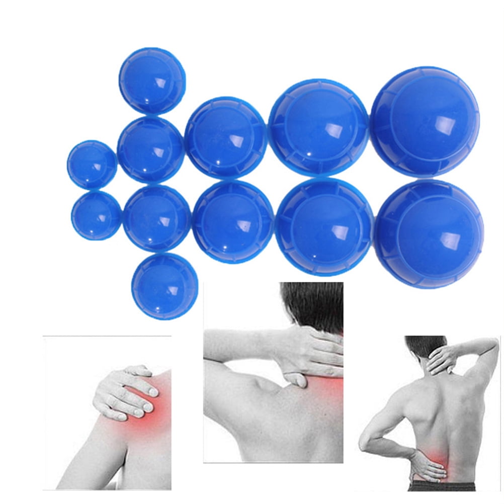 12Pcs Silicone Cupping Set Acupuncture Cupping Therapy Set Professional ...