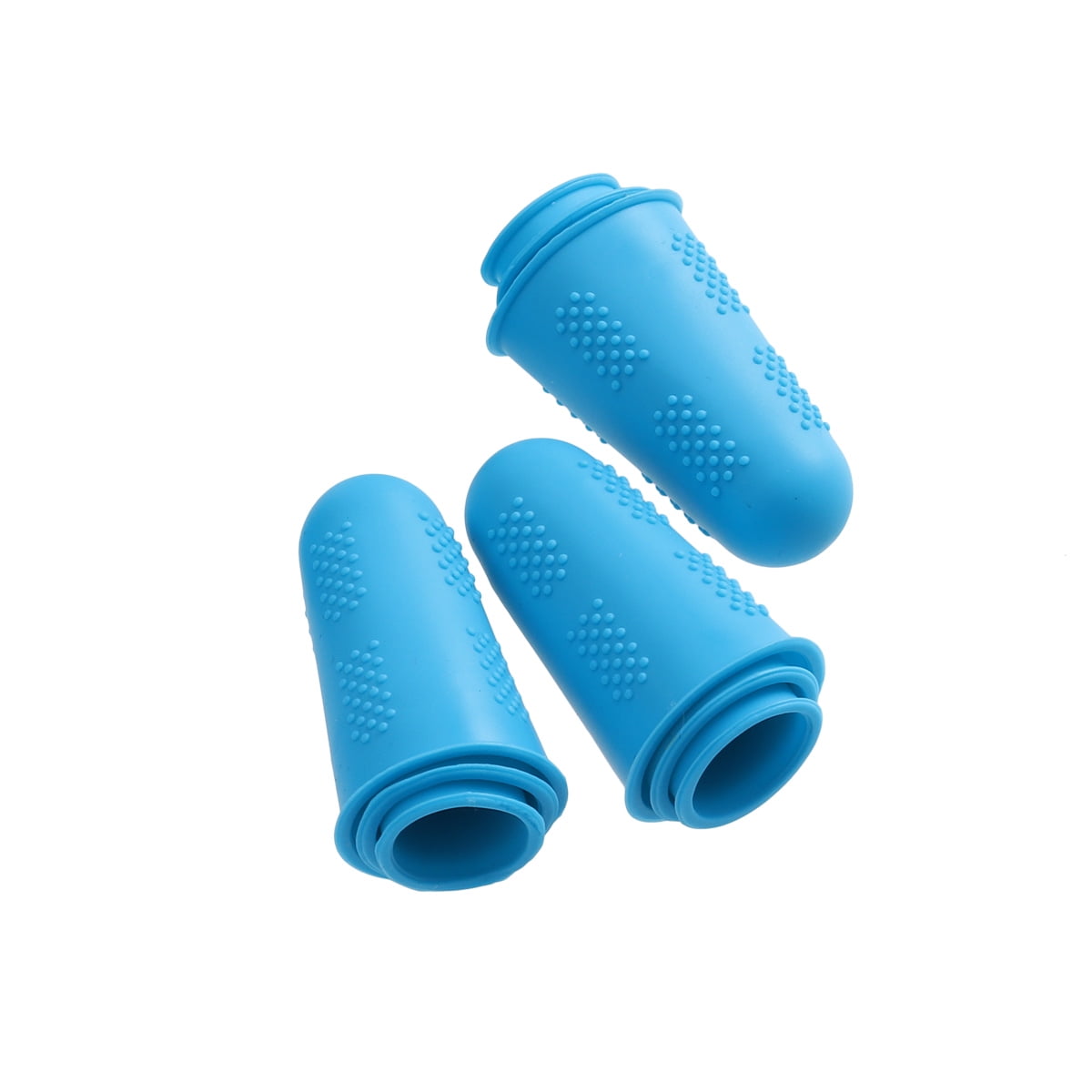 12Pcs Silicone Finger Cots Fingertips Protective Gloves Nail Art Finger