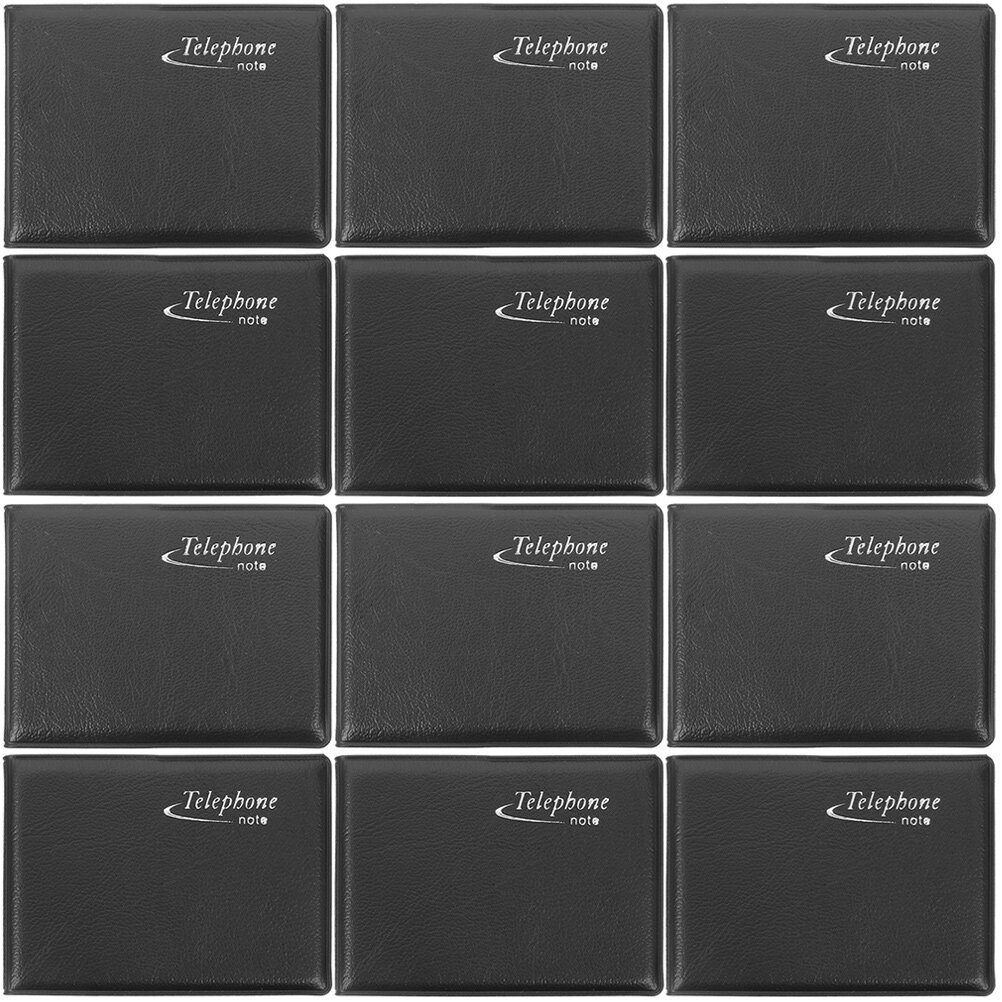 12Pcs Small Address Book Pocket Phone Number Notepad Small Telephone