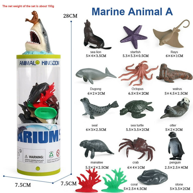 12Pcs Small Animal Figures Assorted Mini Plastic Animal Toy Realistic Little Animals for Sensory Gifts Walmart