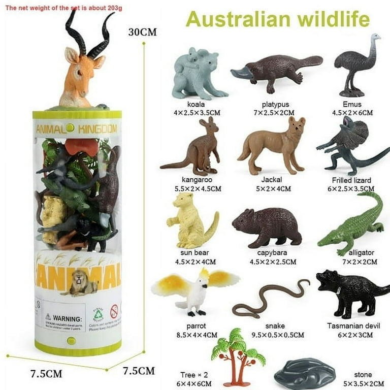 Small animal toy figures on sale