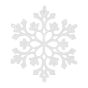 12Pcs Snowflakes Christmas Ornaments - 4 Glittered Snowflakes Decorations Christmas Hanging Snowflake Decorations for Winter Christmas Tree Decorations Craft SnowflakesWhite2,3.9x3.9"