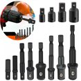 thumbnail image 1 of Socket Adapter Bit Set, Hex Shank Drill Adapters, 12 Pieces, 1 of 5