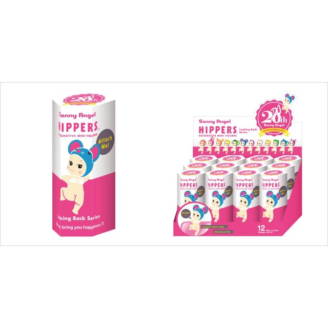 12Pcs Sonny Angel HIPPERS Looking Back Series Original Mini Figure