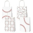 12Pcs Sports Party Gift Bags Perfect for Baseball, Football, Soccer