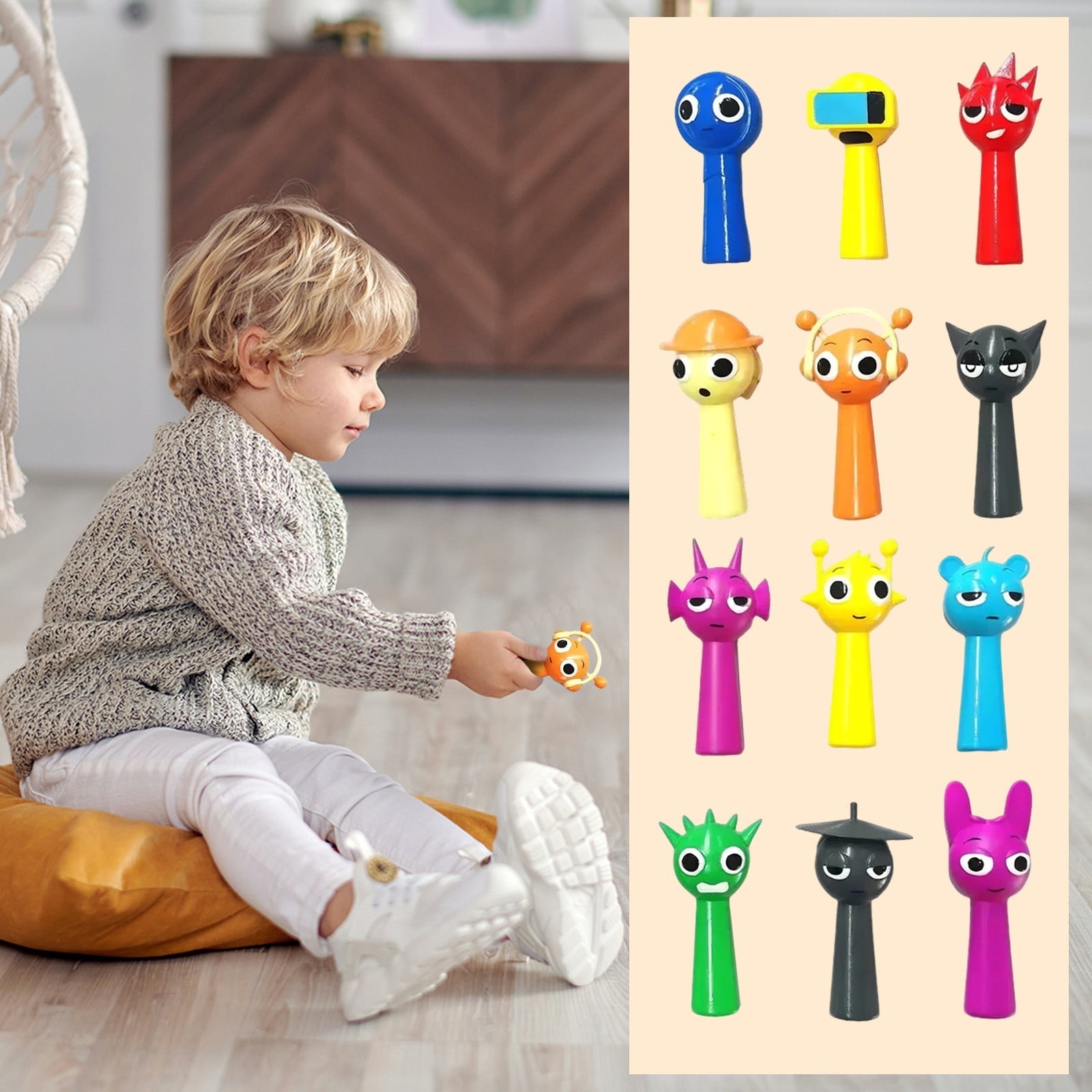 Sprunki Incredibox Lime Owakcx peluche douce personnage vert horreur musique jeu poupée Gamer cadeau d'anniversaire pour enfants collectionneurs - France Sprunki Incredibox Lime Owakcx peluche douce personnage vert horreur musique jeu poupée Gamer cadeau d'anniversaire pour enfants collectionneurs - France
