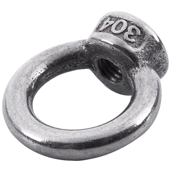 12Pcs Stainless Steel Raw Style Shield Anchor Eye Bolts M6 x 82mm,Silver