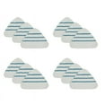 12Pcs Steam Mop Replacement Pads Triangle Washable Cloth Cleaning Floor