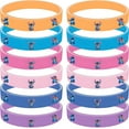 thumbnail image 1 of 12Pcs Stitch Rubber Bracelet Anime Silicone Bracelets Adult Stretch Wristbands Rubber Gifts for Men Women Teens Gym Kids Adults Party, 1 of 2