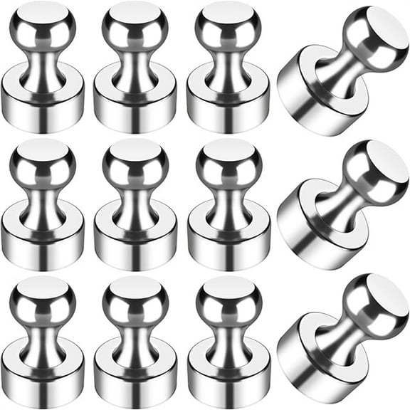 12Pcs Strong Magnets for Whiteboard, Fridge Magnets Adults, Refrigerator Magnets, Magnet Fridge, Small Strong Magnets for Kitchen, Office, Classroom, Locker
