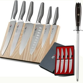 Henckels Graphite 20-pc Self-sharpening Knife Set With Block, Chef Knife,  Paring Knife, Utility Knife, Bread Knife, Steak Knife, Brown : Target