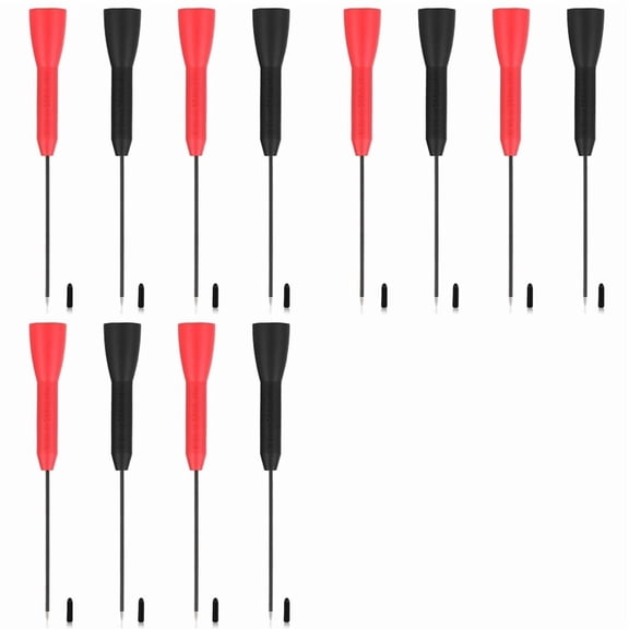 12Pcs Test Probes Copper Probes Test Probe Pins Test Leads Probe Multimeter Probes Needle 2mm 600V/10A Piercing Needle