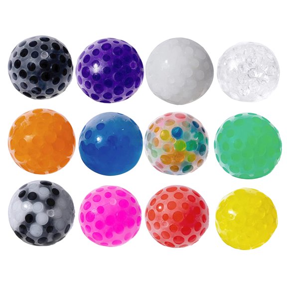 12Pcs Textured Surface Decompression Sensory Tools Fun To Fidget Toys And Great As Party Favors For Kids