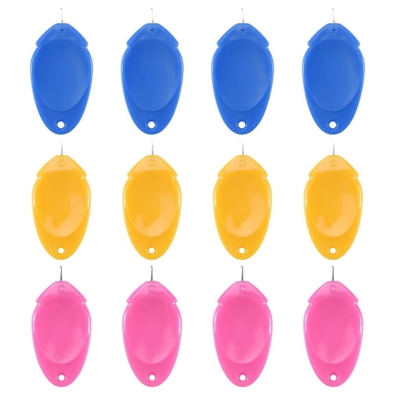 12Pcs Threader, Threader for Hand Sewing/Sewing Machine/Embroidery, Small Eye Need G4866