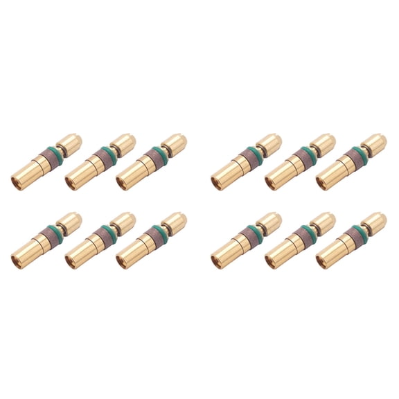 12Pcs Three-Stage Piston Head High-Pressure Copper Head for 6mm 30Mpa High-Pressure Pump Piston Parts