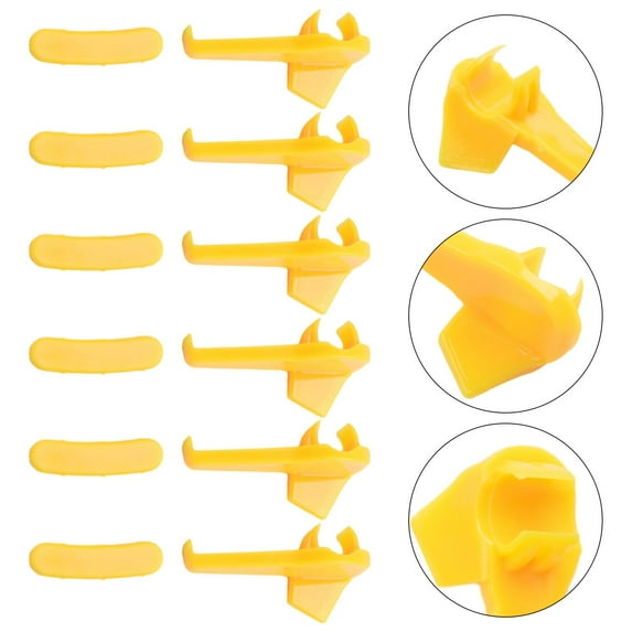 12Pcs Tyre Tire Changer Part Nylon Mount Demount Duck Head Insert Rim-Protector
