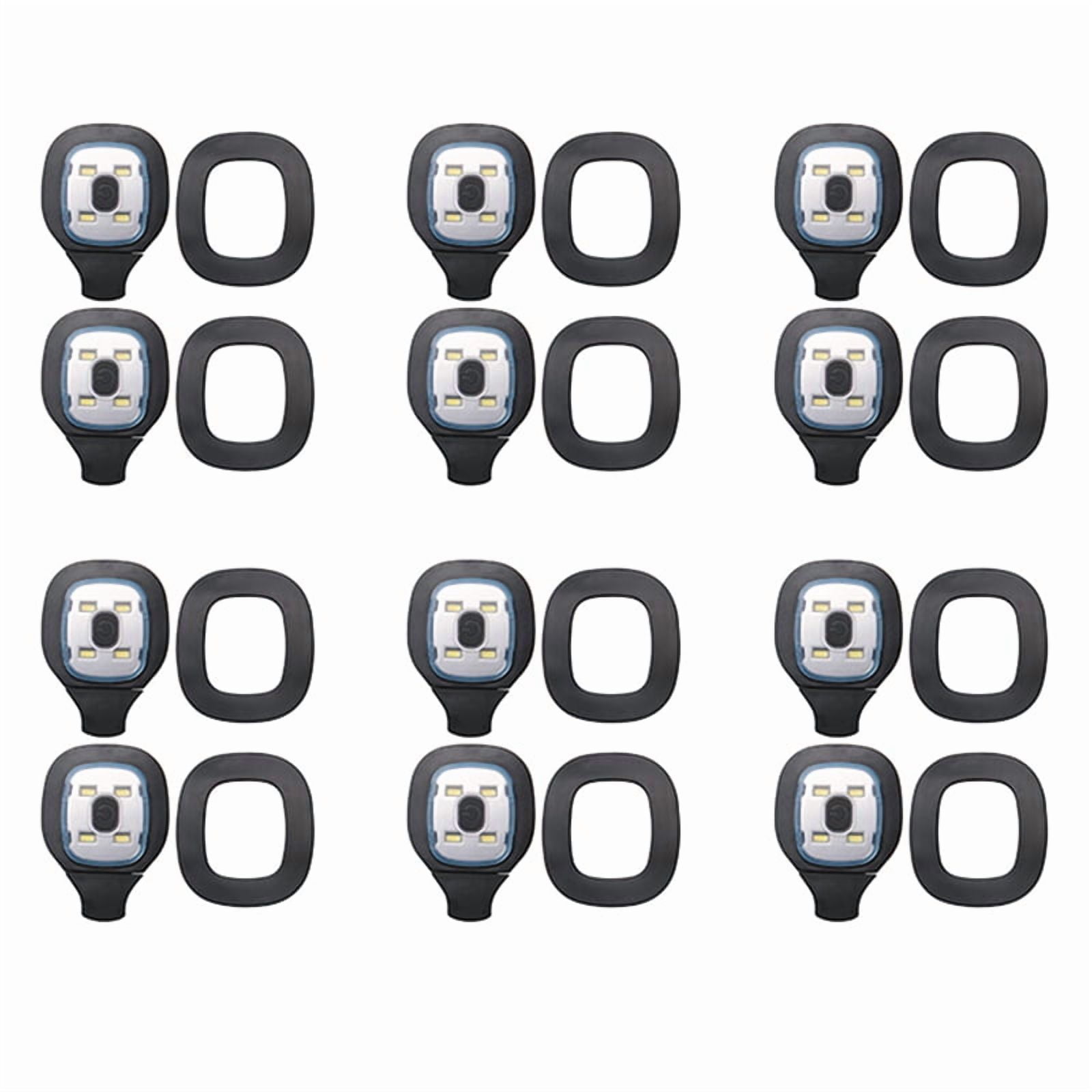 12Pcs USB Rechargeable Light for LED Beanie Hat,Replaceable Headlamp Cap DIY Hat Light for Men and Women