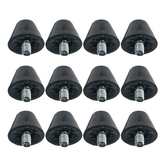 12Pcs Universal Nylon Football Shoe Studs Replacement Soccer Cleats Football Boot Spikes for Soccer Shoes Reliable