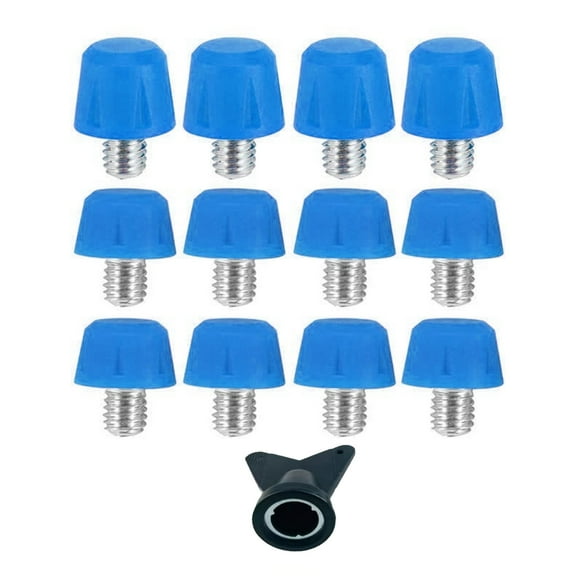 12Pcs Universals 6mm Thread Football Shoe Studs Replacement Soccer Cleats Football Boot Spikes for Soccer Shoe Enduring