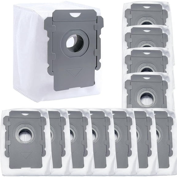 12Pcs Vacuum Bags for Irobot Roomba I7 I8 I3 I4 I6 S9 IS Dirt Disposal Bag Clean Base