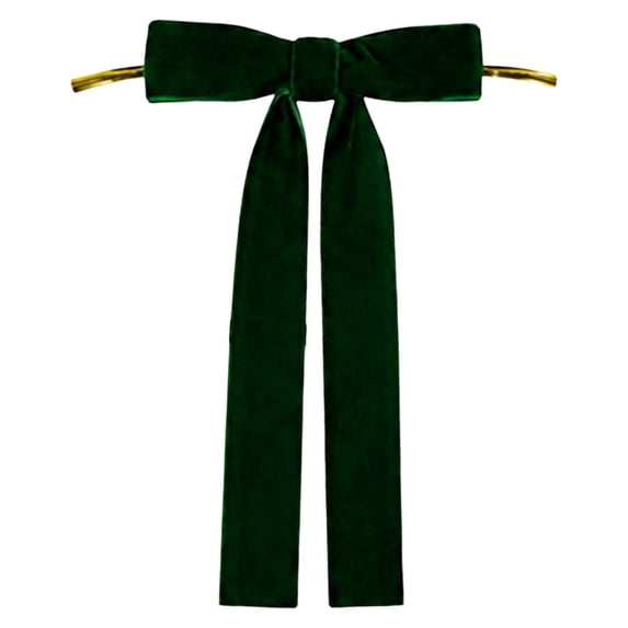 12Pcs Velvet Bows for Christmas Tree Decorations Ornaments, Ribbon Garland Velvet Bows with Gold Twist Ties, Rustic Crafts Gift Bows for Indoor Outdoor Wreaths Garland Holiday Wrapping Crafts