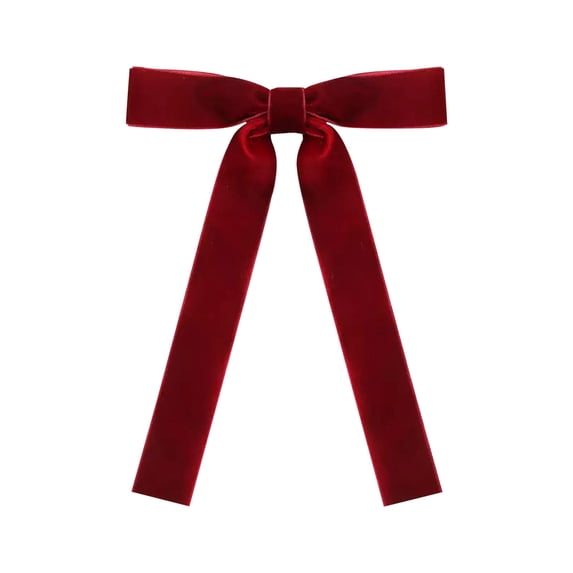 12Pcs Velvet Ribbon Bows Christmas Tree Decorations,5.1 x 7.1 in Vintage Xmas Ornaments for Tree Home Party Front Door Wreath Garland Holiday Decor