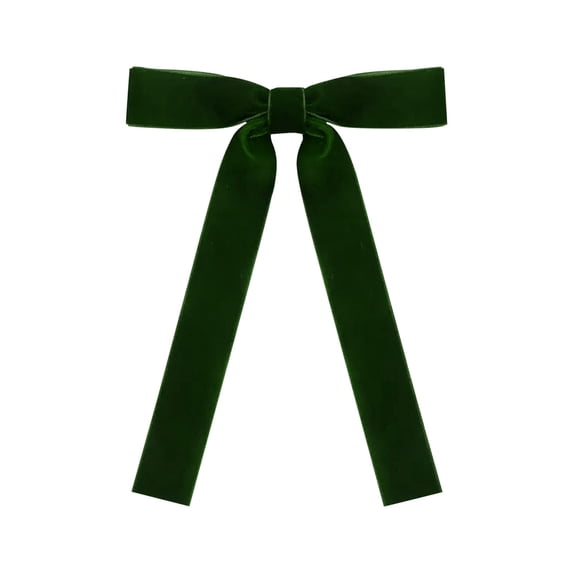 12Pcs Velvet Ribbon Bows Christmas Tree Decorations,5.1 x 7.1 in Vintage Xmas Ornaments for Tree Home Party Front Door Wreath Garland Holiday Decor