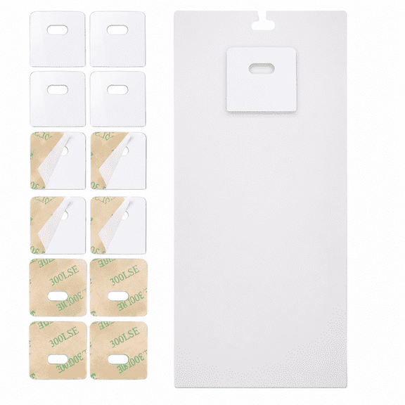 12Pcs Vertical Blind Repair Tabs, Clear Replacement Slats Stickers,Vertical Blind Repair Kit,Blinds Replacement Parts for Sliding Door, Window, Patio Blinds