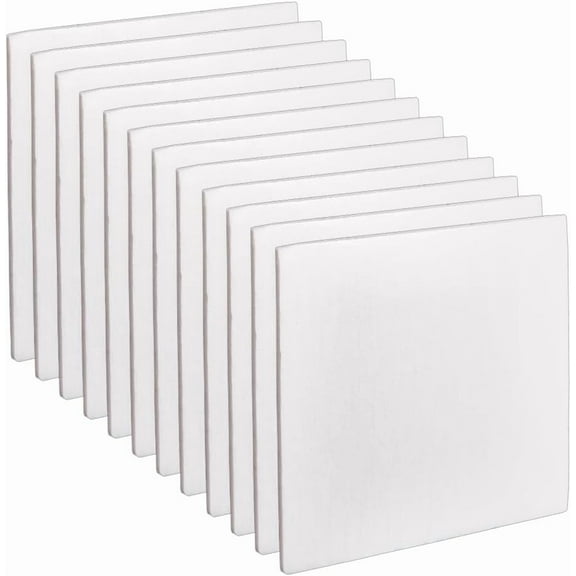 12Pcs White Foam Board 7.9x7.9 Inch Foam Core Board for Crafts 5mm Thick White Core Mat PVC Foam Board Sheets Mat Boards Poster Boards for Crafts Framing Art Display Presentation