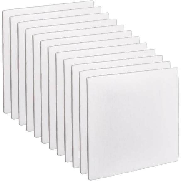 12Pcs White Foam Board 7.9x7.9 Inch Foam Core Board for Crafts 5mm Thick White Core Mat PVC Sheets Mat Boards Poster Boards for Crafts Framing Art Display Presentation