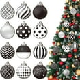 thumbnail image 1 of 12Pcs Wooden Christmas Tree Ornament Set,2D Wooden Hanging Decor Kits,Home Party Holiday Craft Decorations(Mix B), 1 of 4