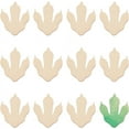 thumbnail image 1 of 12Pcs Wooden Dinosaur Foot Prints 3.5x3x0.3inch Unfinished Blank Wood Cutouts Slices Natural Claw Shape Unfinished Wood DIY Crafts Dinosaur Foot Print Wood Craft DIY, 1 of 9
