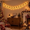 thumbnail image 1 of 12Pcs Wooden Reindeer Wall Lamp Decor, 12" Warm Glow Christmas Reindeer Wall Hanging Night Light, Festive Wall Art Ornament for Bedroom, Living Room, Mantel, Christmas Decorations Indoor, 1 of 8