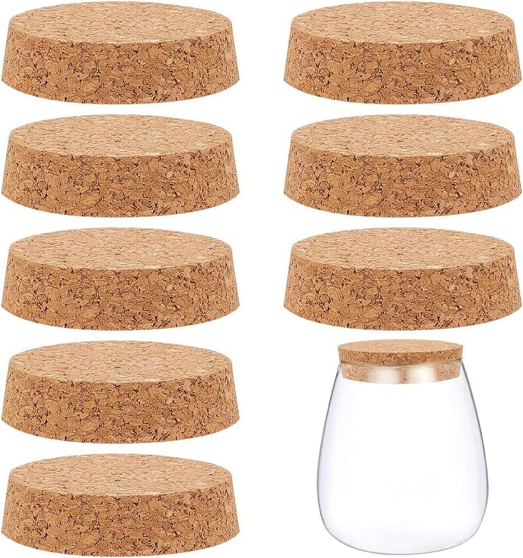 12Pcs Wooden Tapered Cork Plugs Burlywood Soft Wood Corks for Wine Beer ...