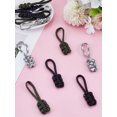 thumbnail image 1 of 12Pcs Zipper Puller Tabs Polyester Zip Pull Extender Mixed Color Replacement Nylon Zipper for Luggage Suitcase Backpack Jacket Bags Coat 78~82x19~20x7~8.7mm colorful, 1 of 3