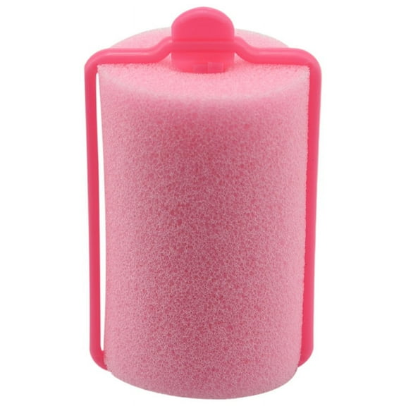 12Pcs dark pink Hair Styling Soft Foam Sponge Rollers Curlers Hairdressing Tool