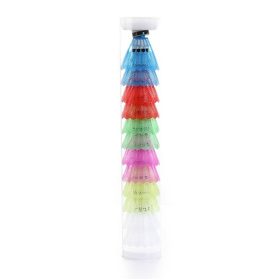 12Pcs/pack Colorful Shuttlecock for Game Sports Entertainment For Player Play Badminton Foam Head Badminton Set
