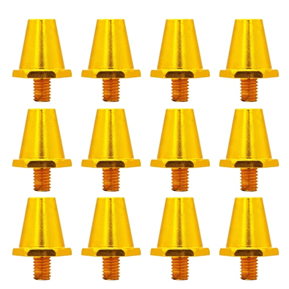 12Pcs/set Football Studs Replacement Safety Aluminum Football Studs, Football Boot Studs for Adults Boy Girl Kid Shoes