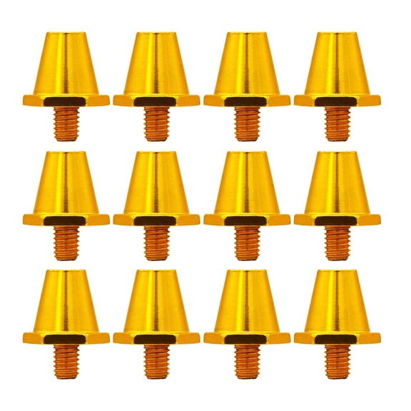 12Pcs/set Football Studs Replacement Safety Aluminum Football Studs, Football Boot Studs for Adults Boy Girl Kid Shoes
